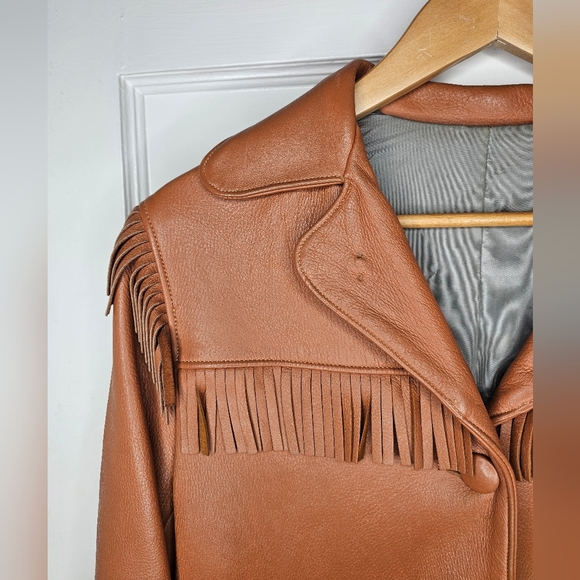 VTG 60s Deerskin Fringe Jacket - Picture 4 of 16